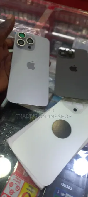 iPhone 14 Promax Pure Titanium Back Cover Glass Replacemnt