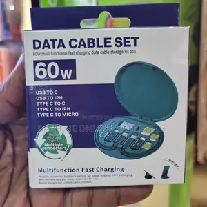 Travel Data Cable Case/60w Super Fast Data Cable