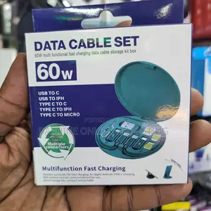 Travel Data Cable Case/60w Super Fast Data Cable