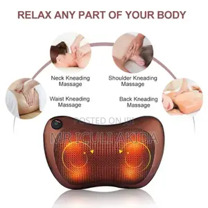 3D Car Home Waist Neck Rechargeable Massage Cushion Pillow