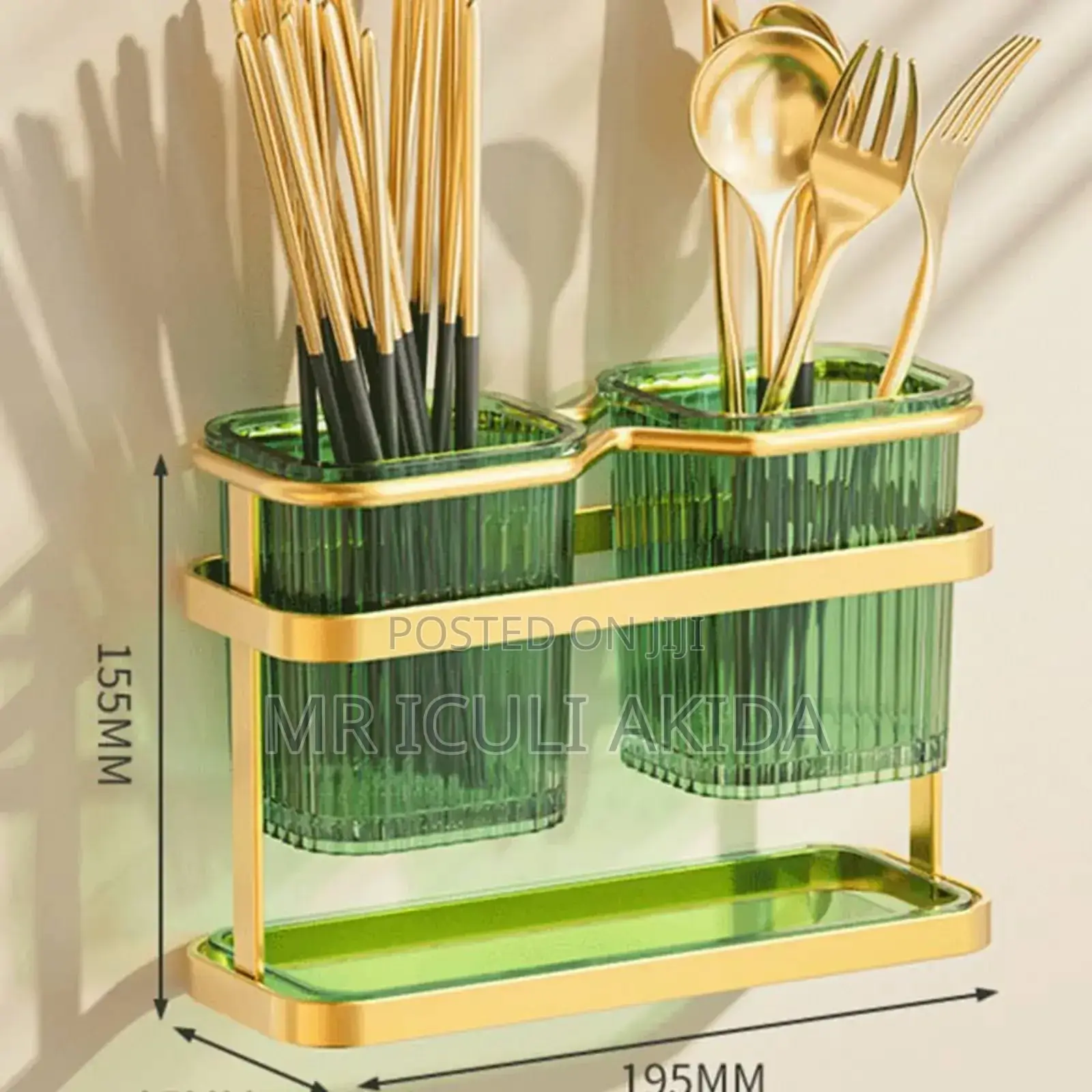 Kitchen Chopsticks and Cutlery Holder With Drainage Tray