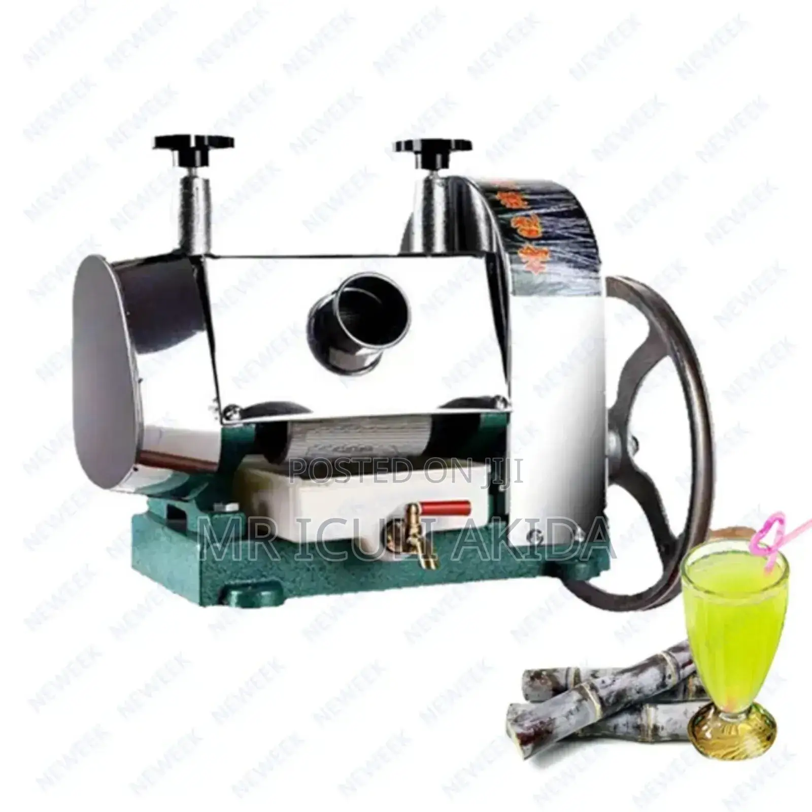 Manual Sugarcane Juicer Milling Squeezing Juice Machine