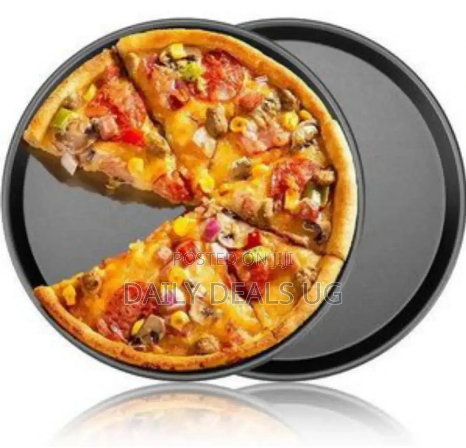 Black Pizza Tray