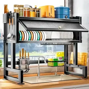 Over the Sink Down Rack With Cover
