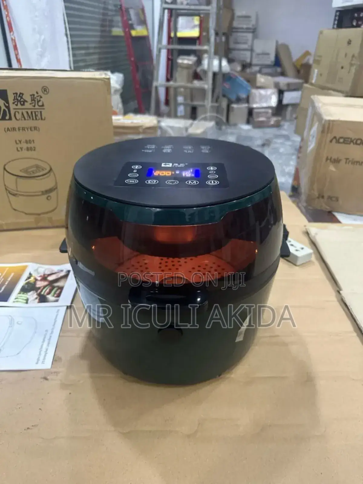 Camel 6L Digital Convection Electric Air Fryer, 1500 Watt