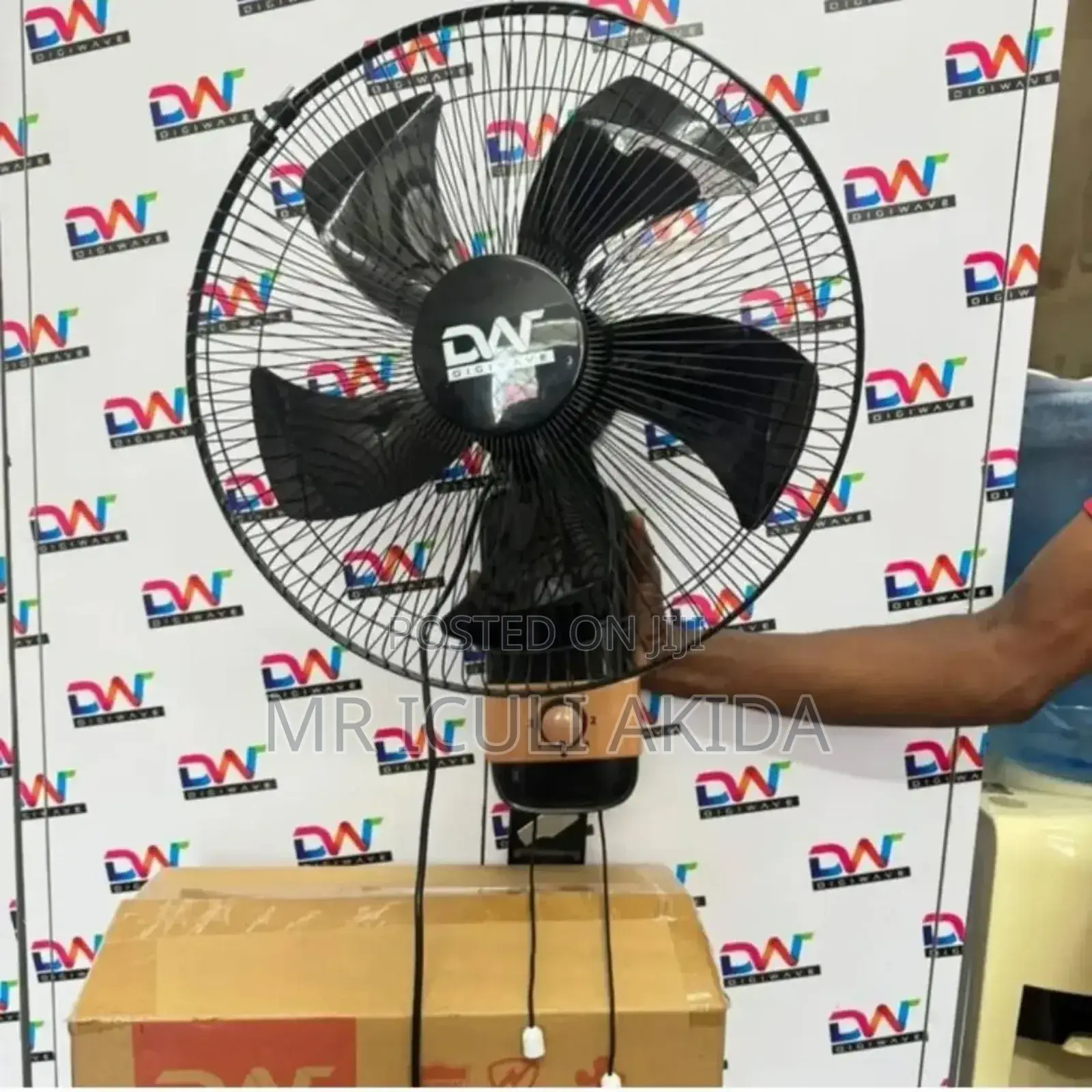 Digiwave 16inch Ultra Quiet Motor Remote Controlled Wall Fan