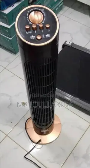 Digiwave 29" Oscillating Tower Fan With Timer -Black