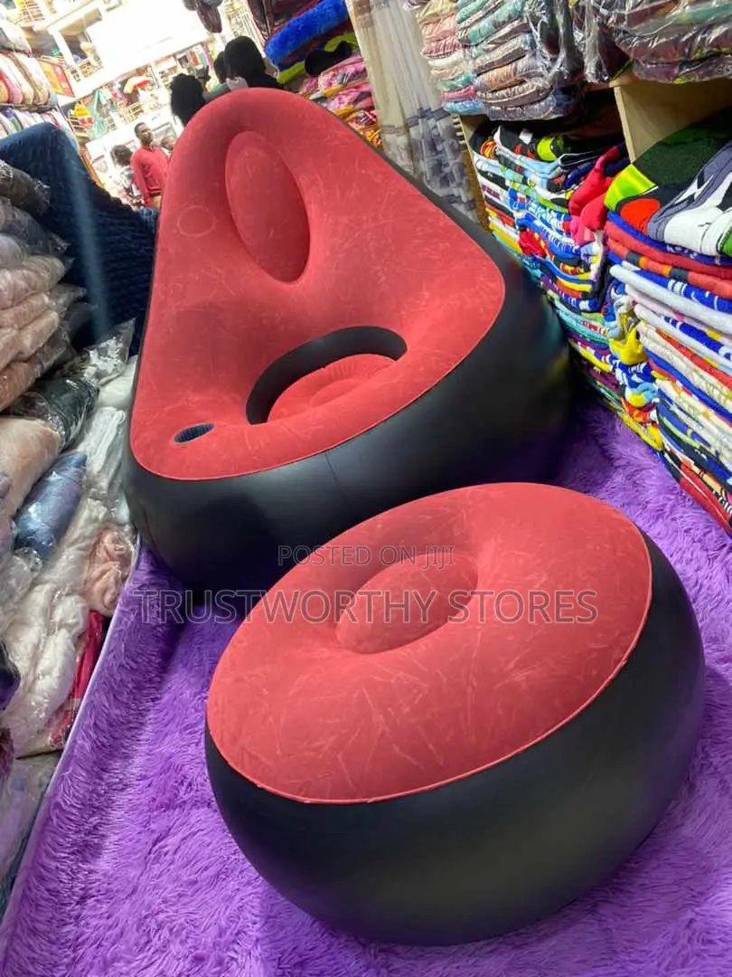 3 In 1 Inflatable Relaxing Chair With Footrest