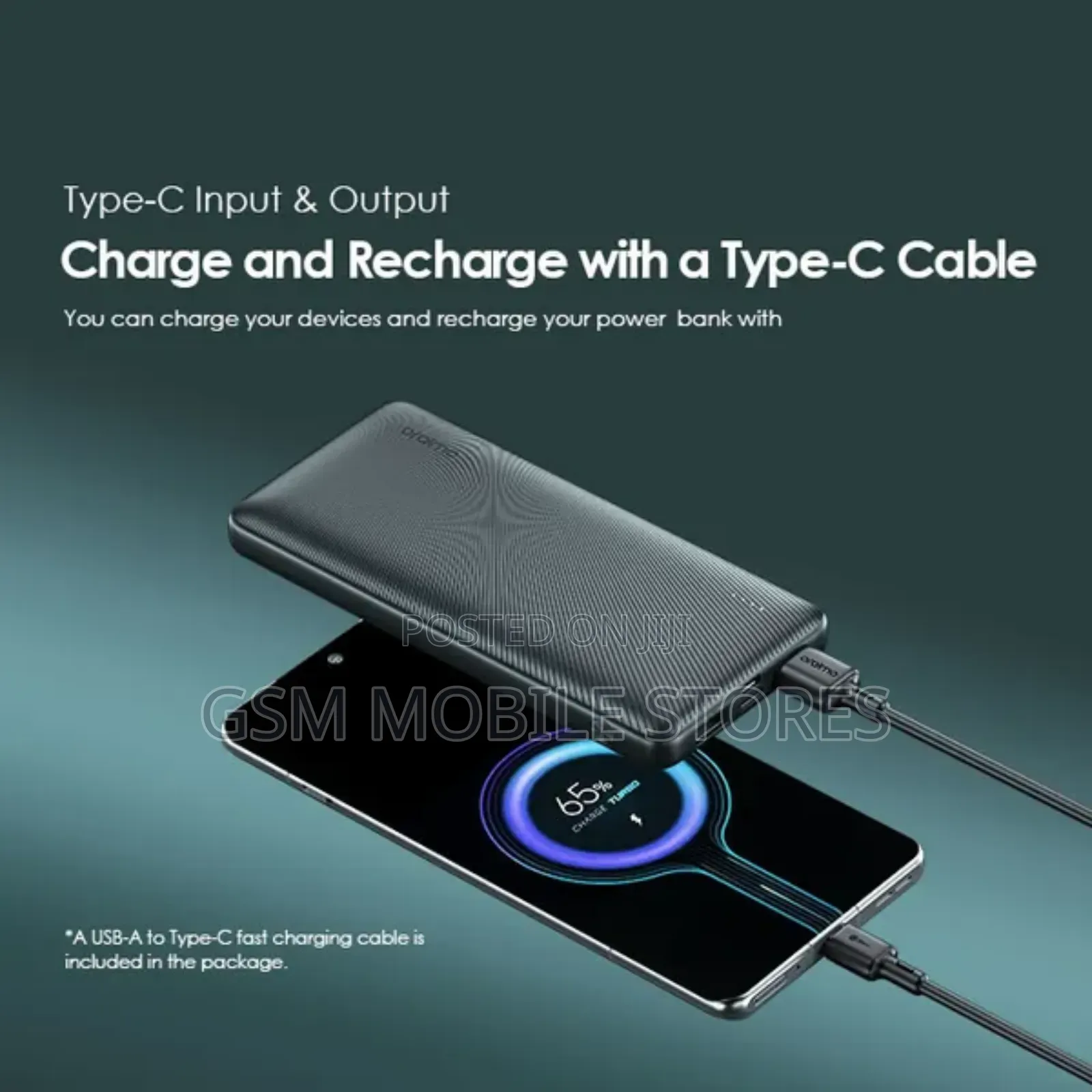 Oraimo Toast 15 Flash 10000mah Fast Charging Power Bank