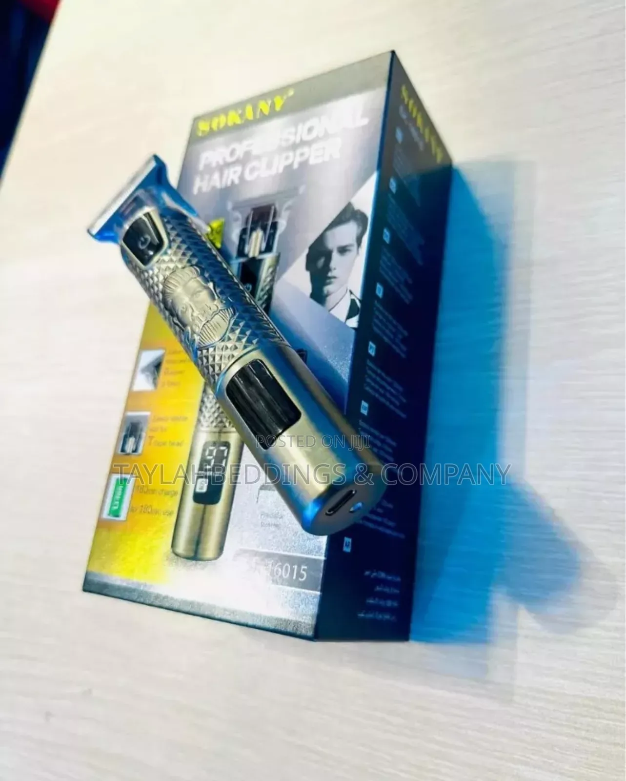 SOKANY Sharp Profession LED Hair Clipper Quality Steel Blade