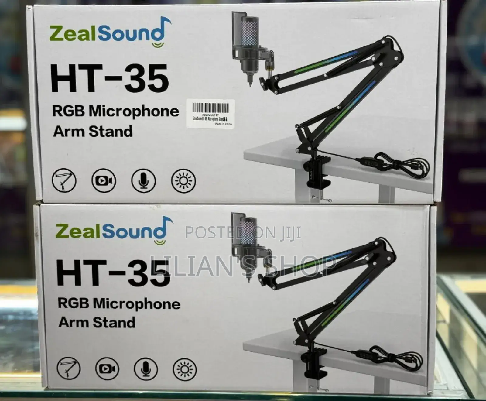 HT-35 RGB Microphone Arm Stand