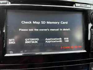 Check Map Sd Memory Card for Nissan X-Trail SERENA TEANA