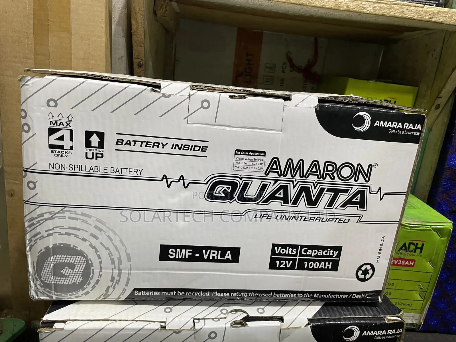 100ah Amaron Quanta Solar Batteries