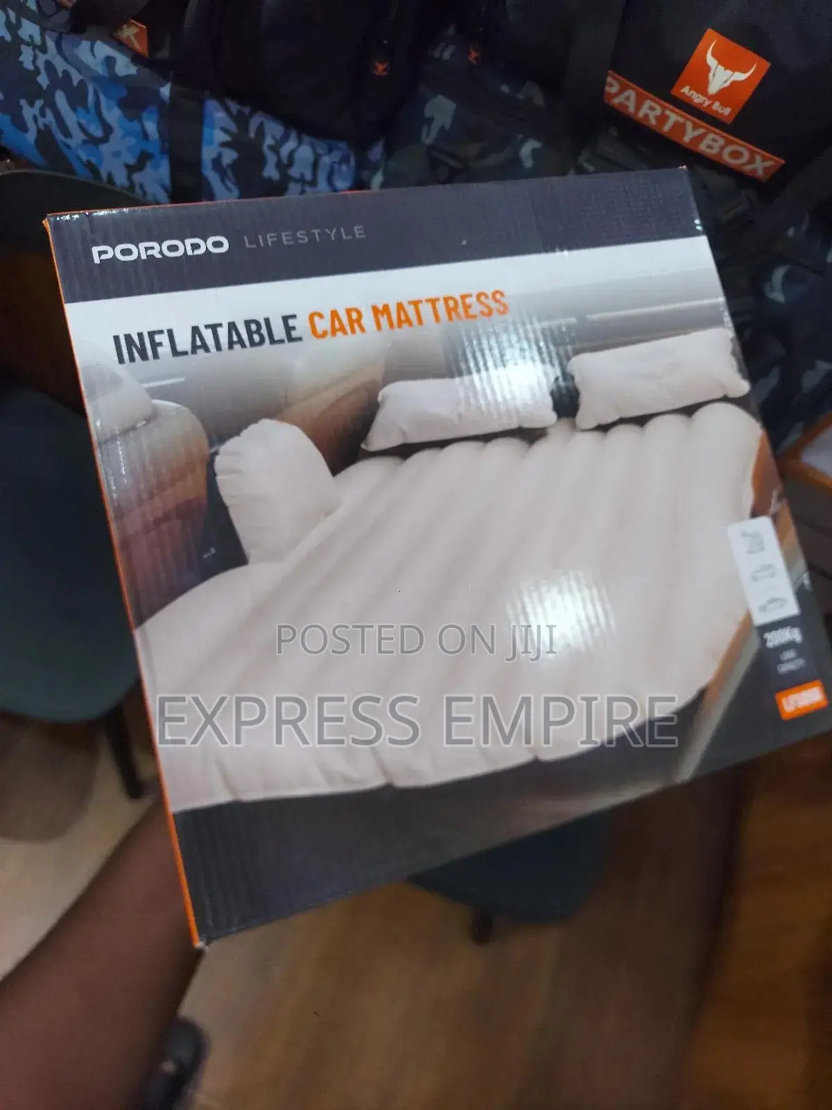 Porodo Inflatable Car Mattress