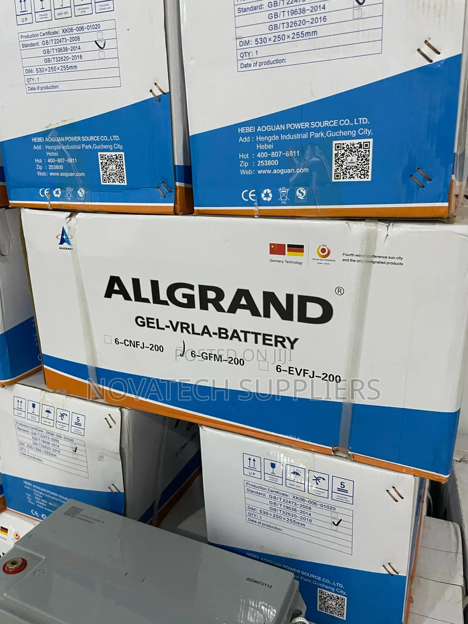 200ah ALLGRAND Durable Solar Batteries