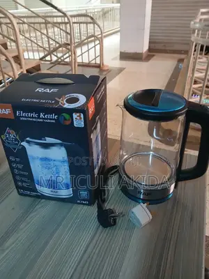 RAF 1500w 2.5L Rapid Boiling Milk/Water Electric Glas Kettle