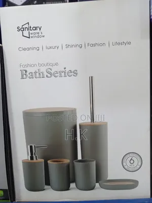 6-Piece Bathroom Accessory Set by the Brand JOTOM.