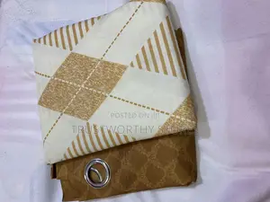 2piece Ring Printed Curtains