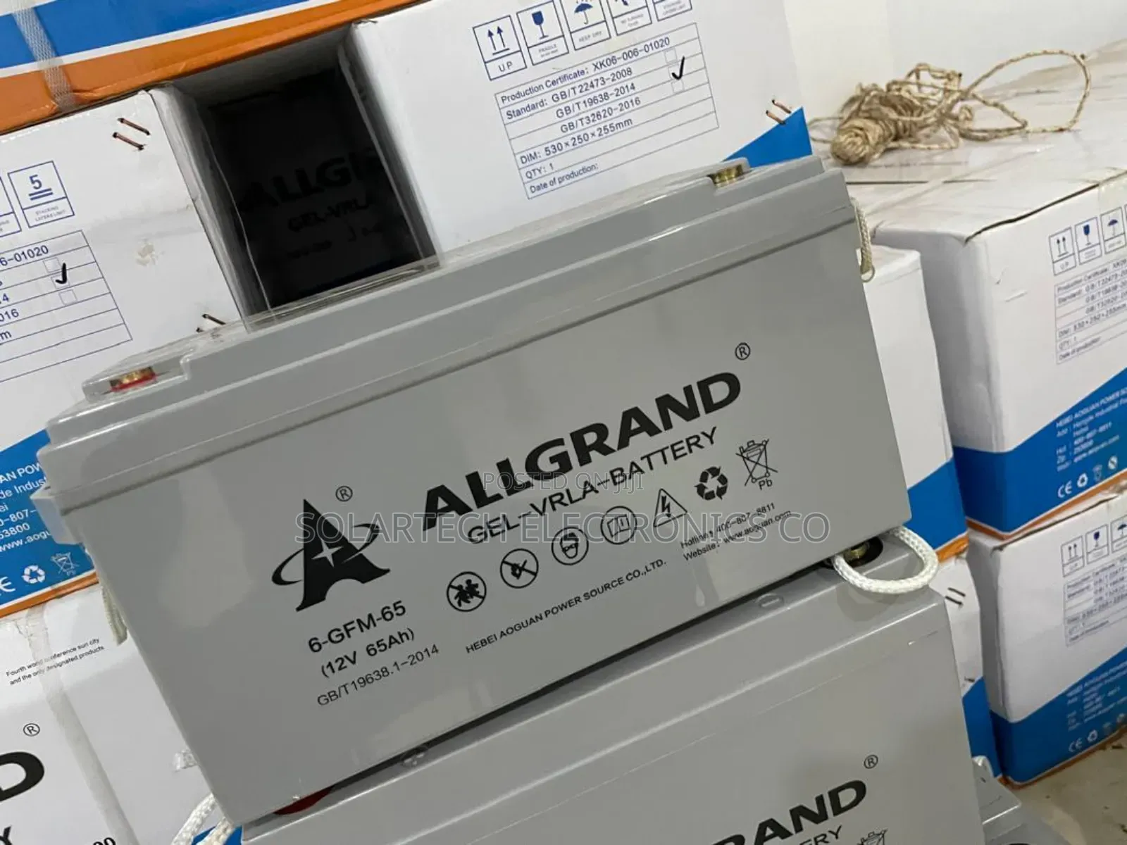 65ah All Grand Vrla Gel Battery