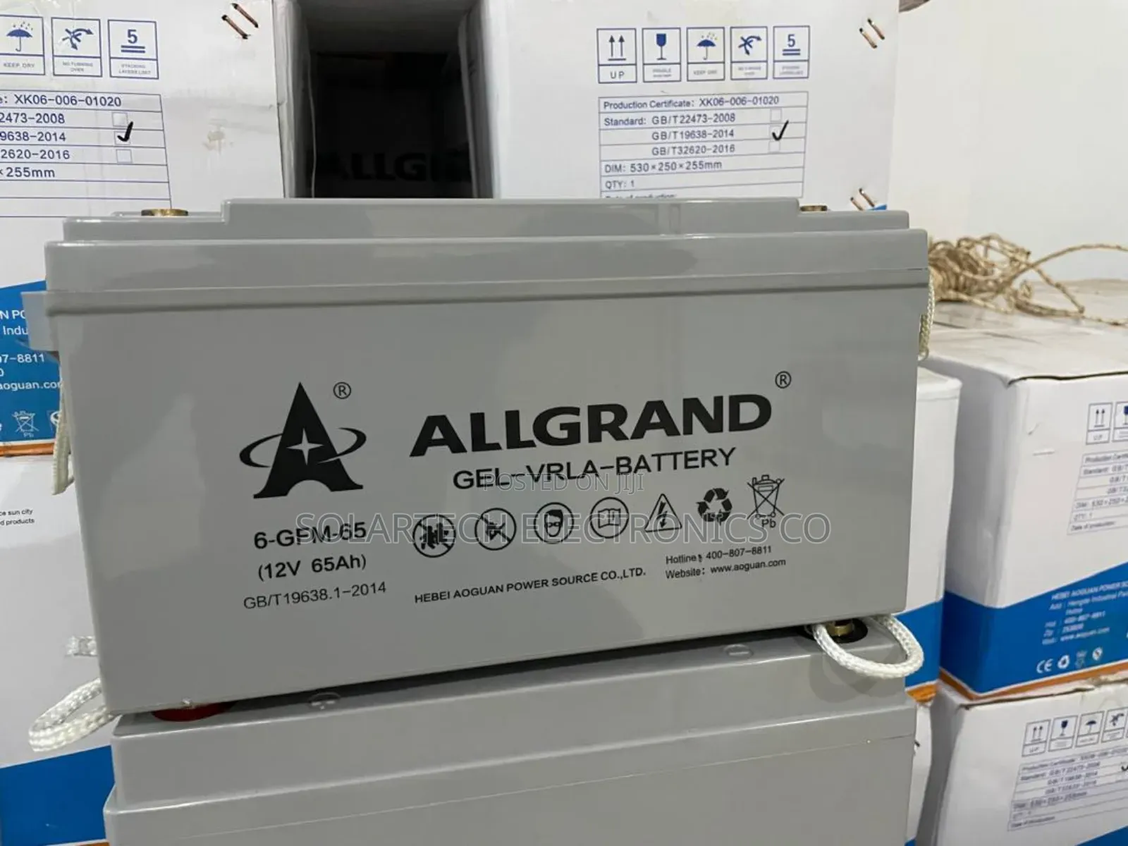 65ah Heavy Duty Solar GEL Batteries
