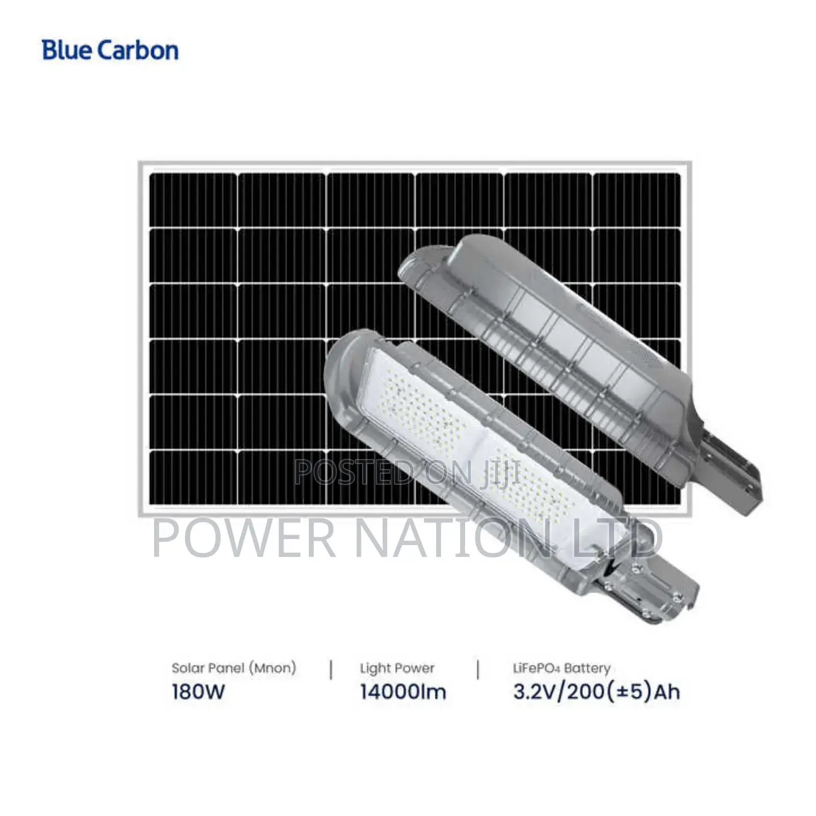 3.0/600w Blue Carbon King Solar Street Light Green Energy