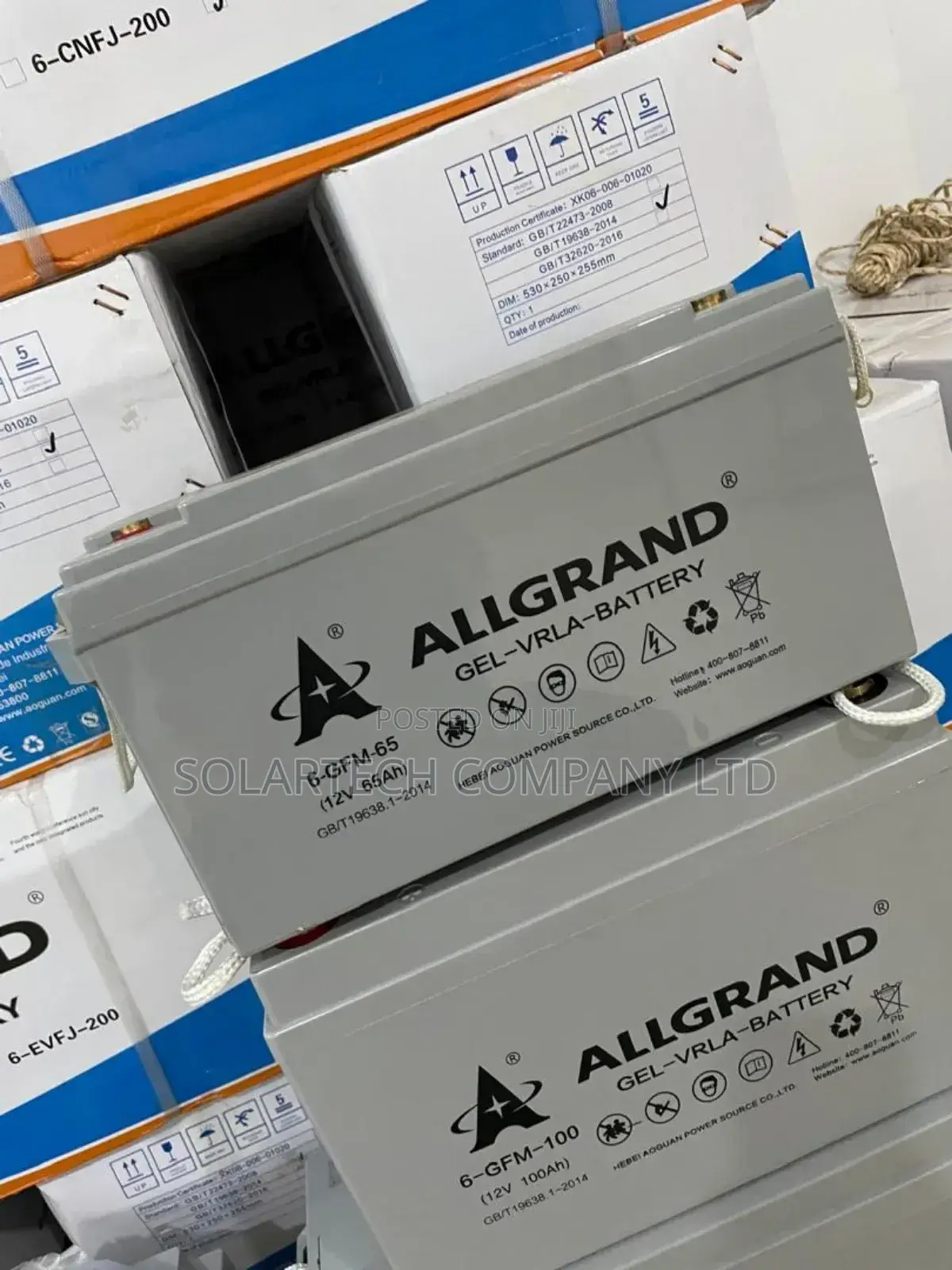 65ah ALL GRAND Solar GEL Batteries Sunset
