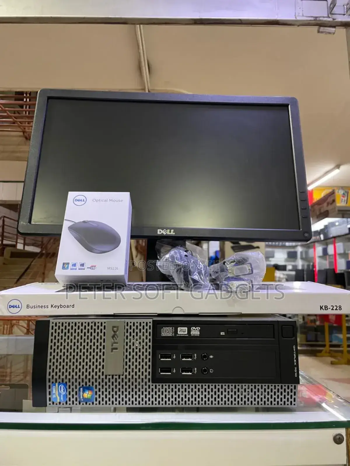 Desktop Computer Dell OptiPlex 7010 4GB Intel Core I5 HDD 500GB