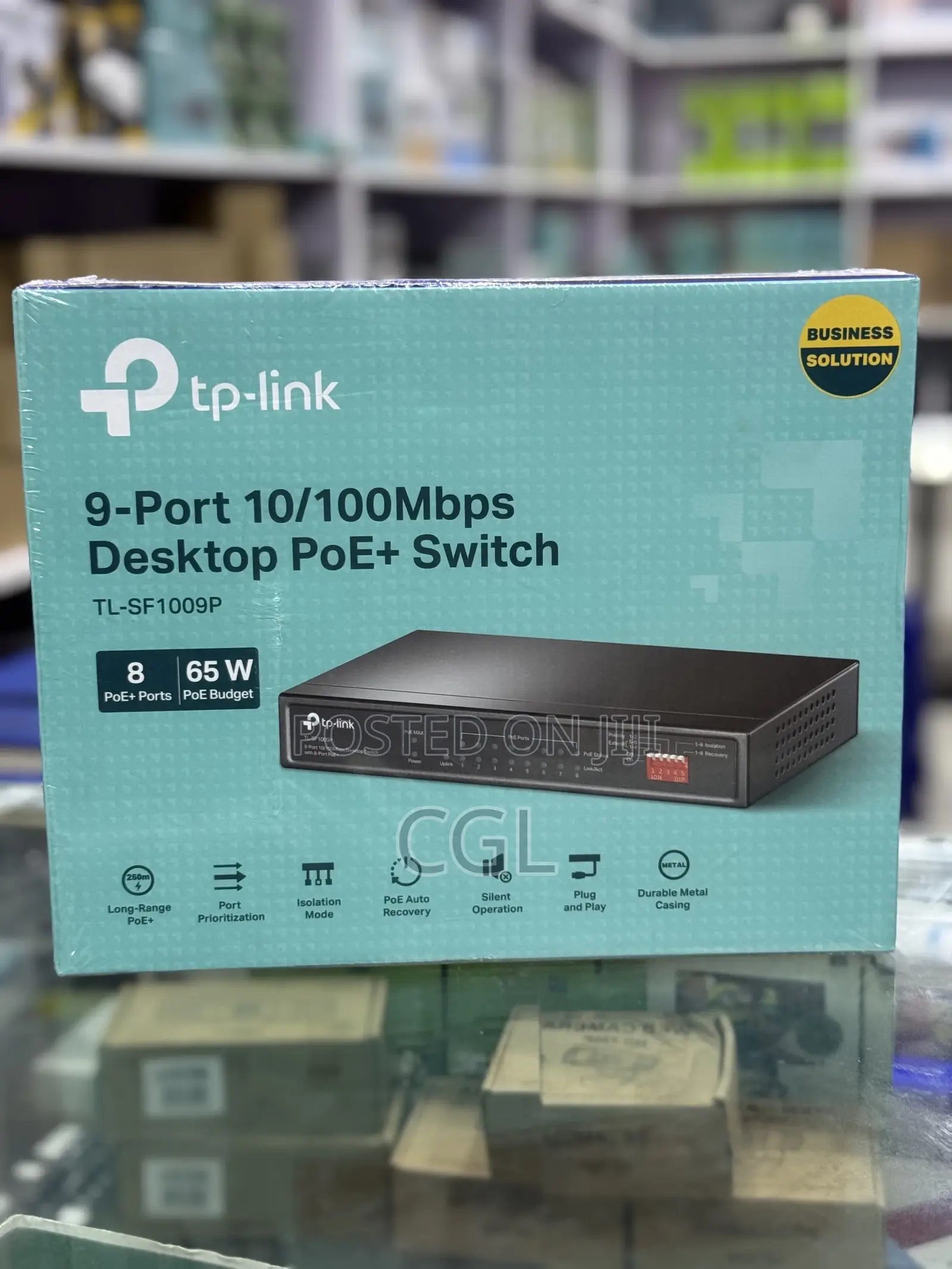 Tplink 9 Port Poe Desktop Switch 10/100 MBPS