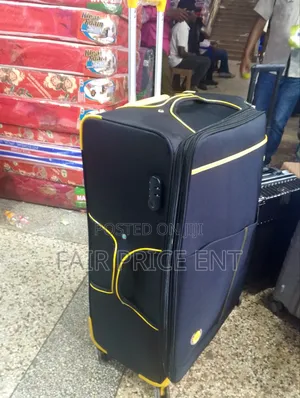 Noble Original Cloth Suitcases by Prince.Extra Large( Black)