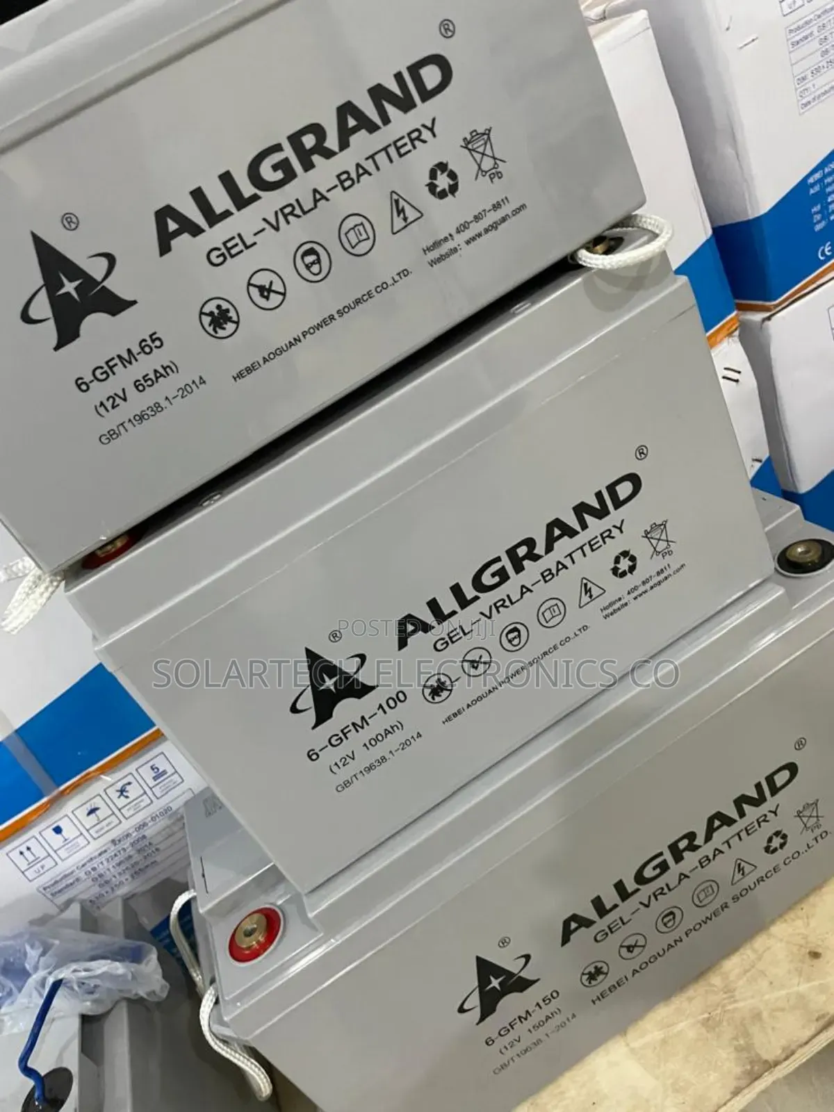 100ah All Grand Solar Batteries Qwet