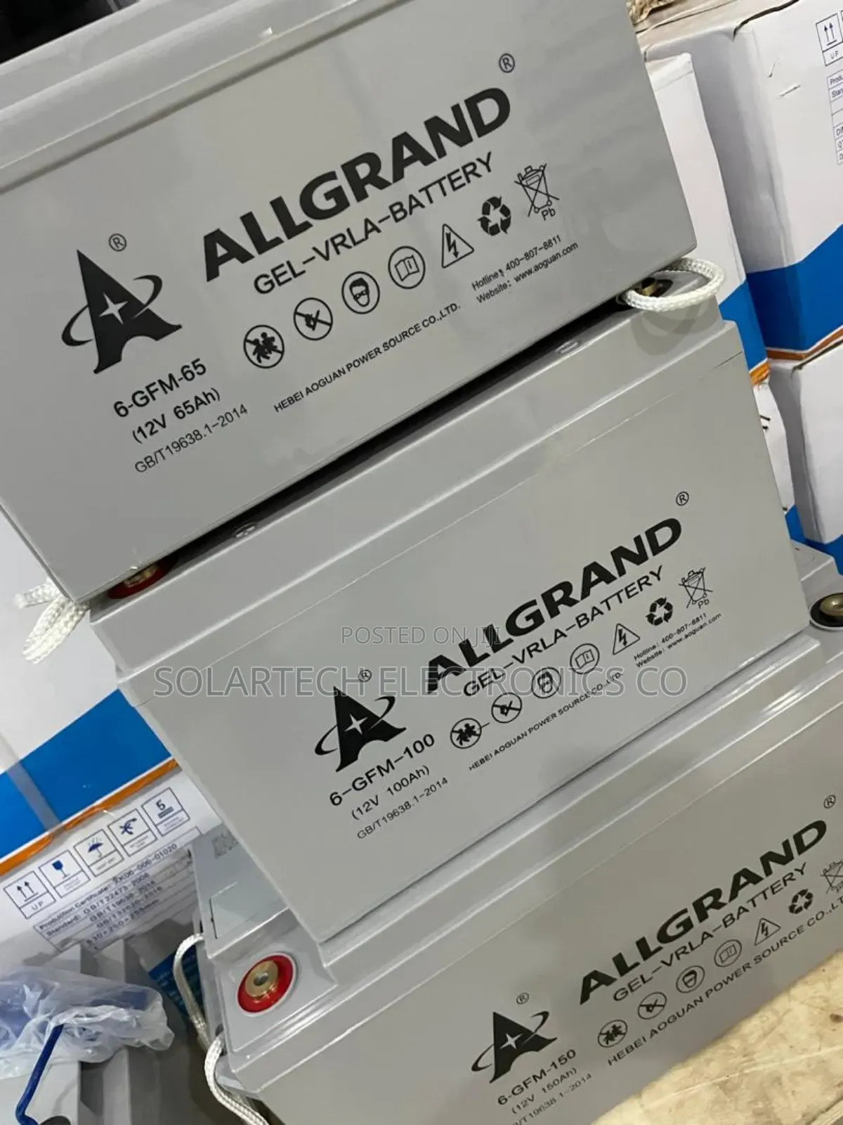 100ah All Grand Solar Batteries Atta