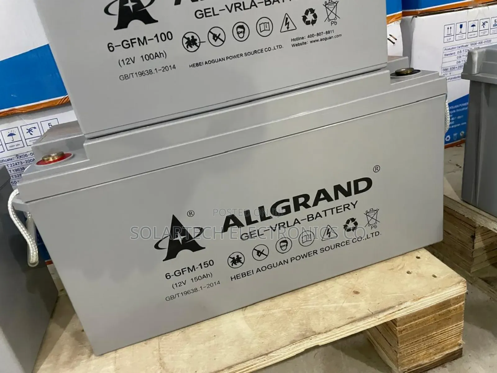 150ah All Grand Solar Batteries/ Heavy Duty.