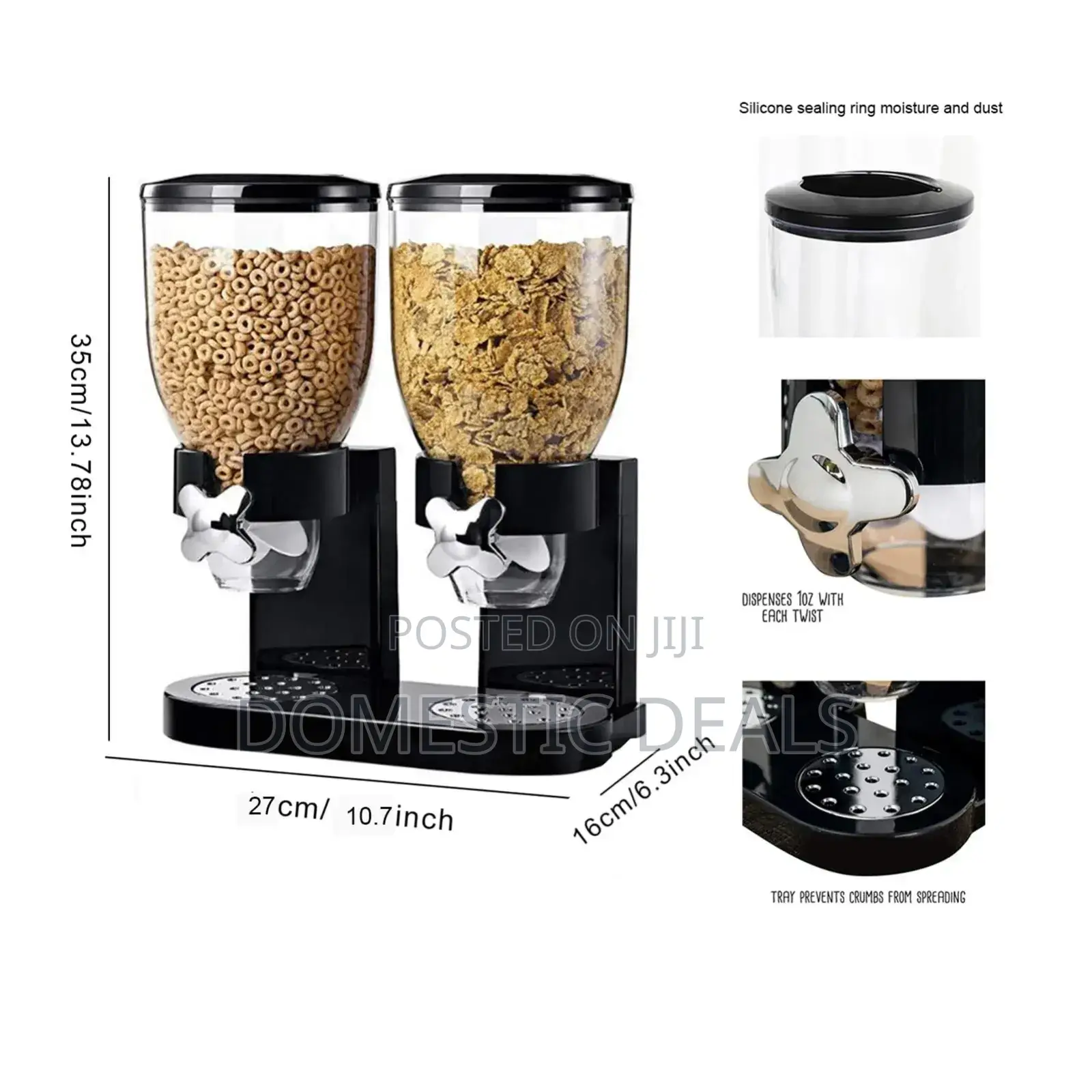 Double Cereal Dispenser