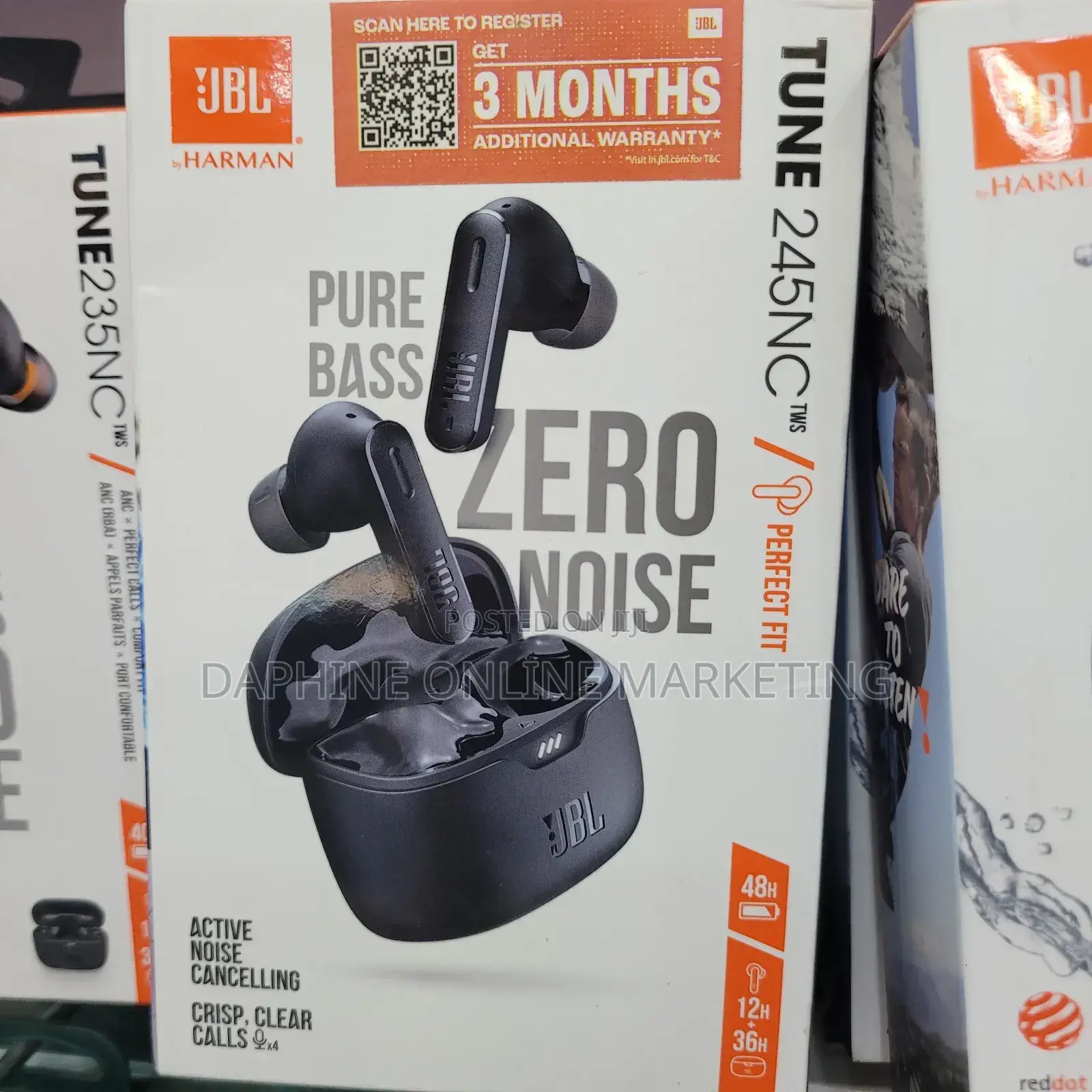 JBL Pure Bass Tune 245nc/Super Bass Airpods JBL Tune 245nc