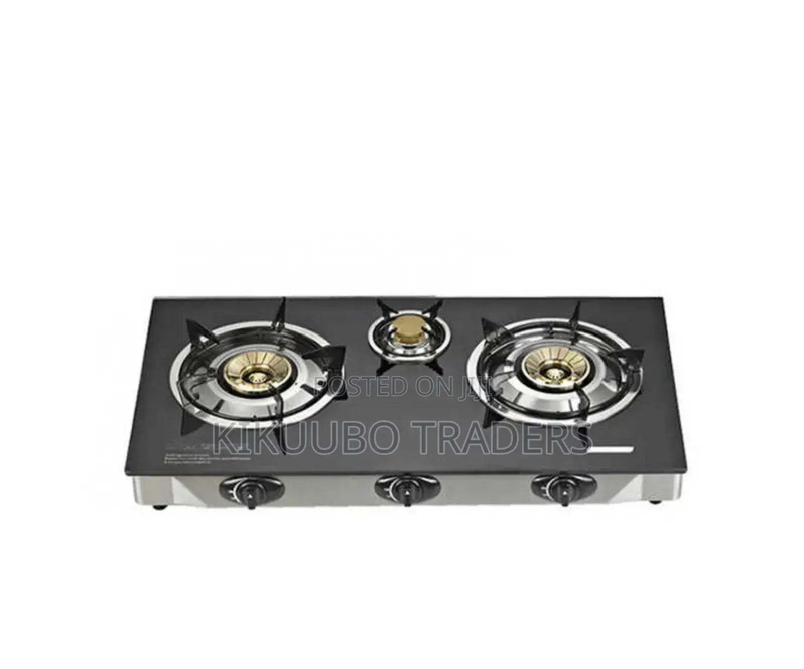 Saachi 3 Burner Glass Top Gas Stove