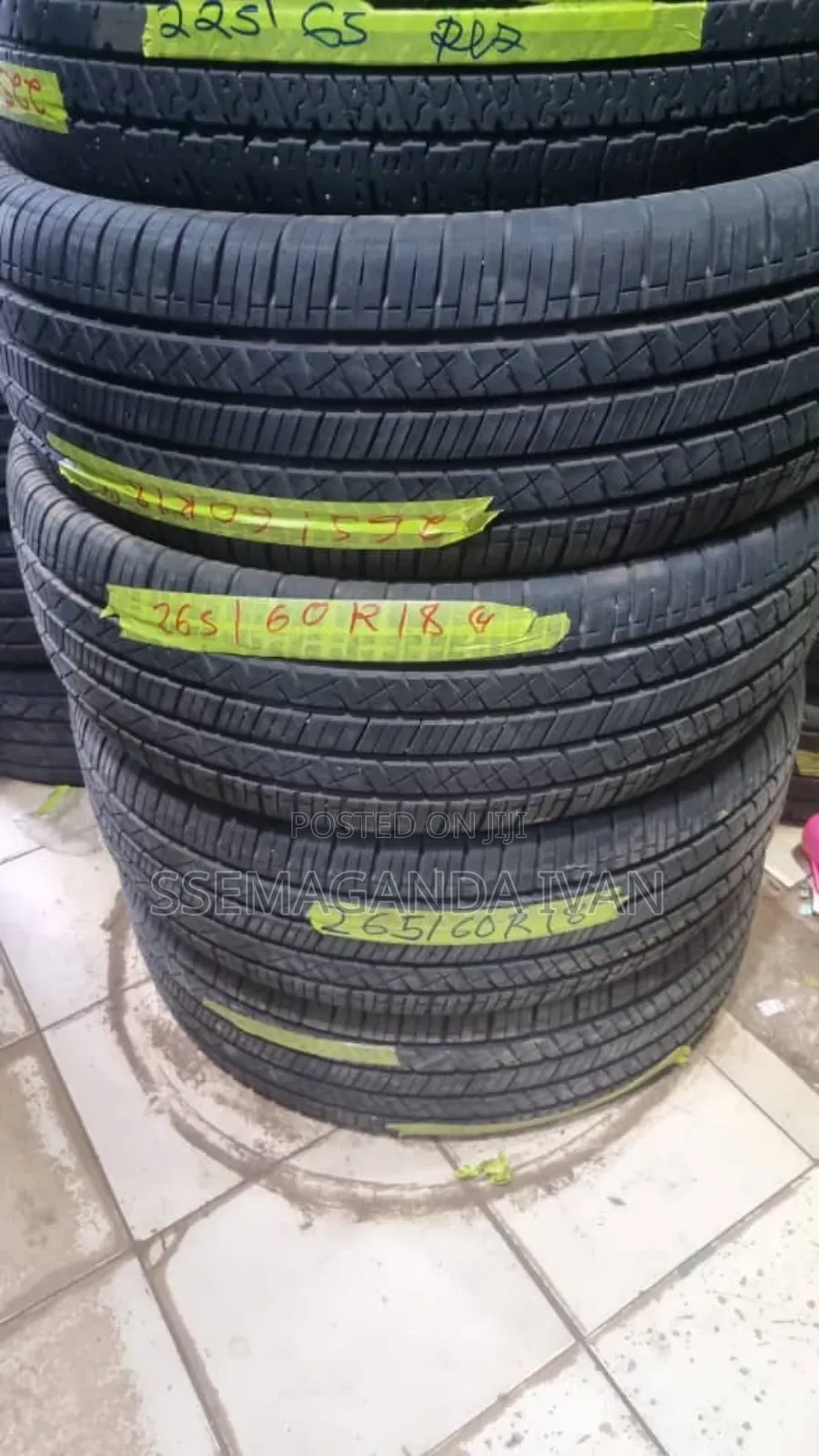 265/60r18 Used in Good Condition(Vw,Landcruiser, Hilux)