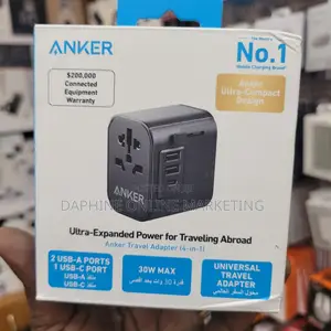 30W Anker Travel Adaptor/ Super Fast Charger Travel Adaptor