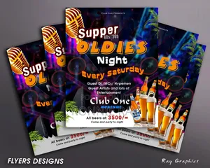 Flyers,Stickers,Posters,Signposts Designs