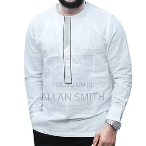 White Men's Linen Shirts