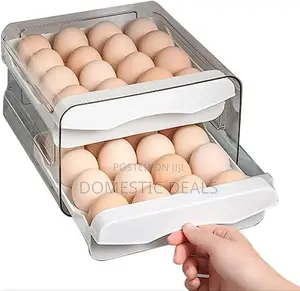 32 Grid Double Deck Egg Tray Box