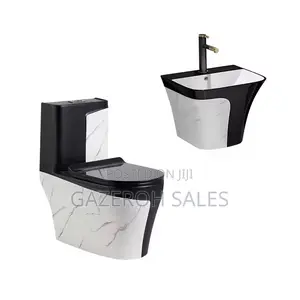 Photo - Toilet and Wash Hand Basin Combo (Modern and Convenient)