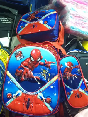 Full Set Classy Planned Kids Backpack Bag. 3pcs.( Blue)