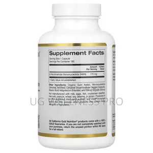 California Gold Nutrition, NMN, 175 Mg , 180 Veggie Capsules