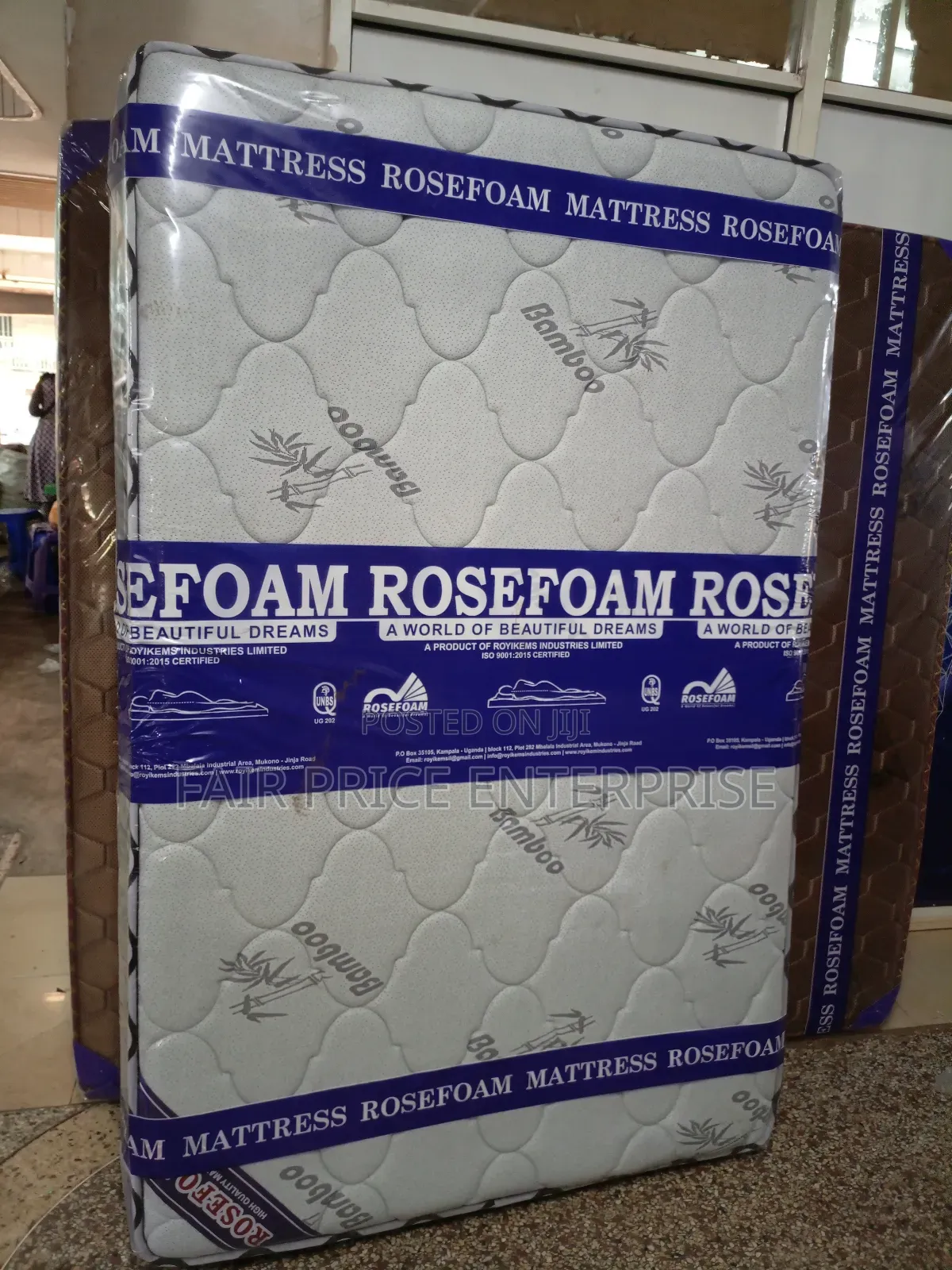 Spring Mattress Double Layer 6x6 By10 Inches Rosefoam