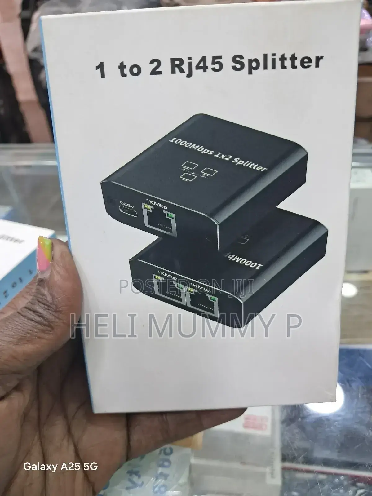 RJ45 Two Way Splitter