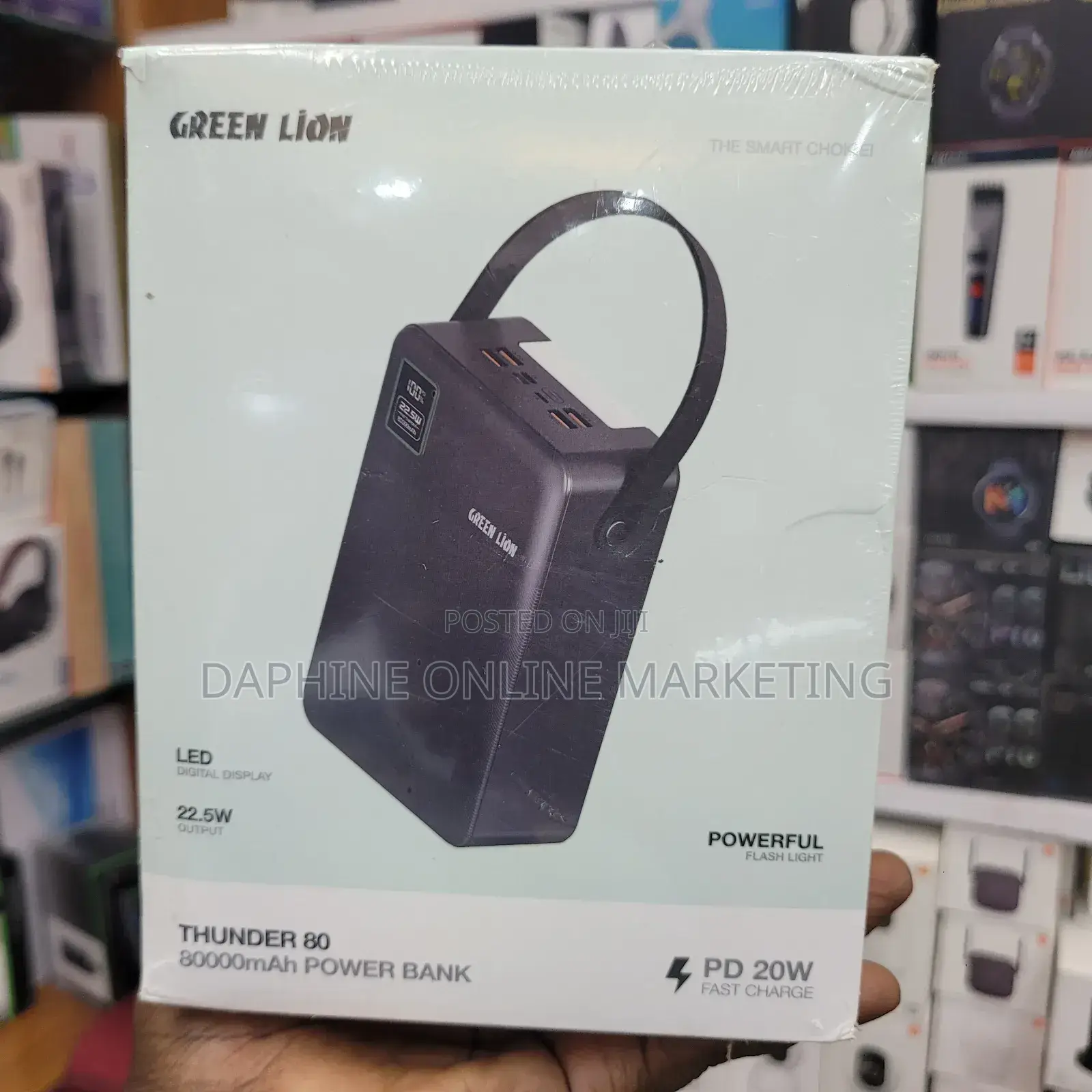 80000mah Green Lion Power Bank
