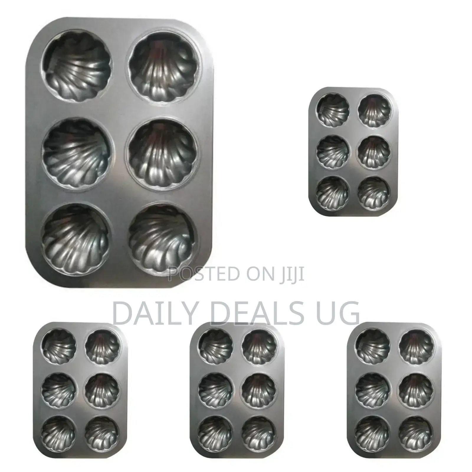 7 Hole Cupcake Molds Tray