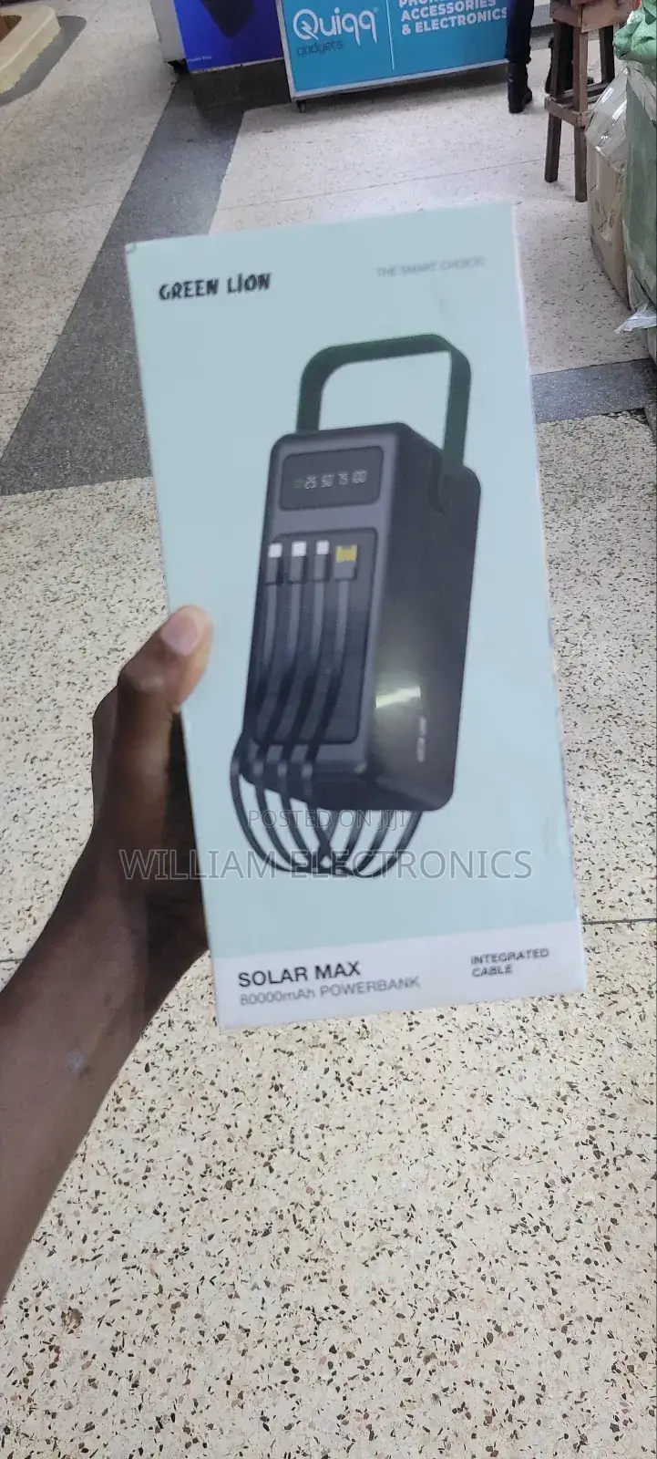 Polymerbattery80000mahpowerbank/Smartchoicegreenlionpowebank