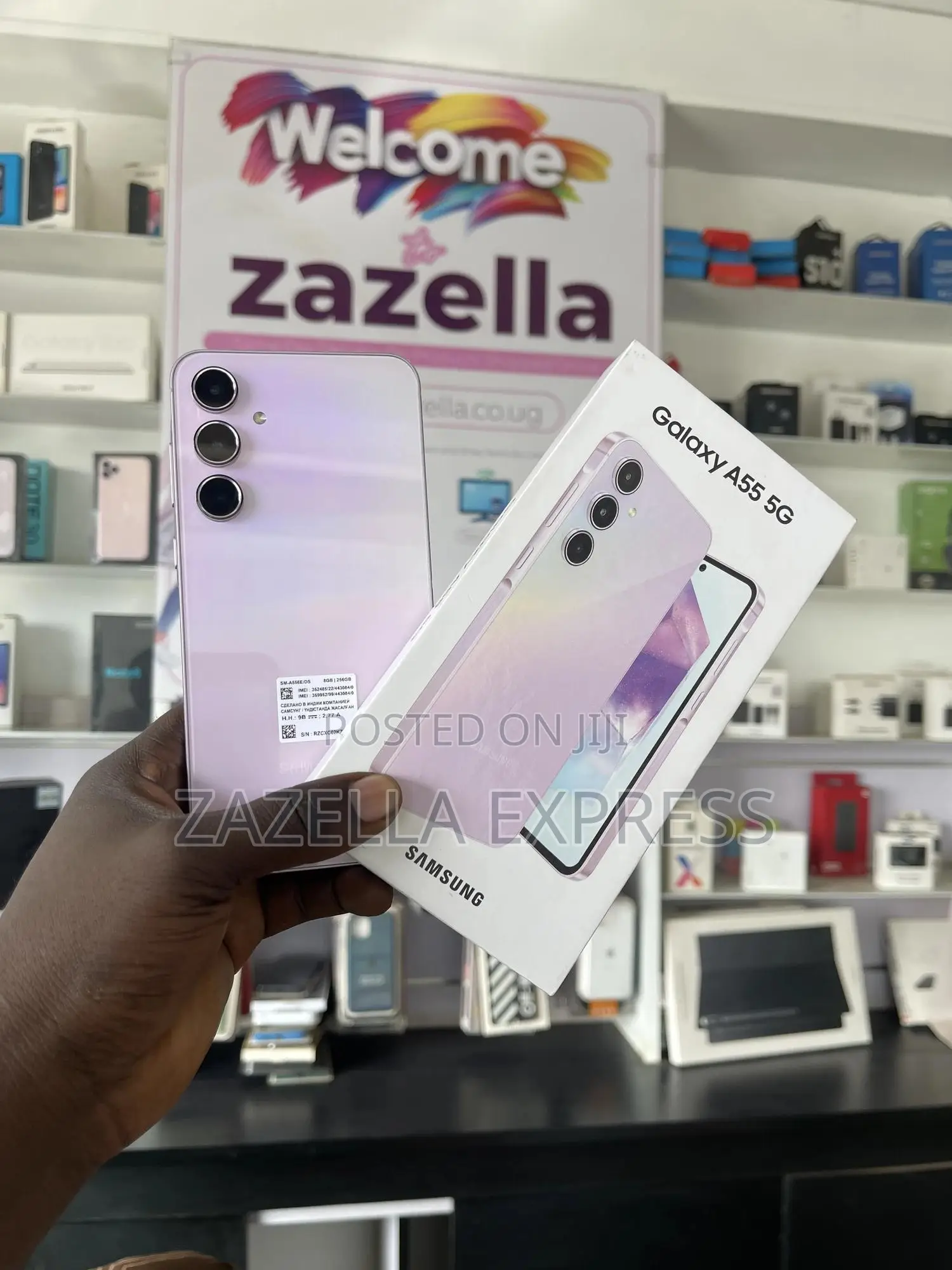 New Samsung Galaxy A55 256 GB Purple