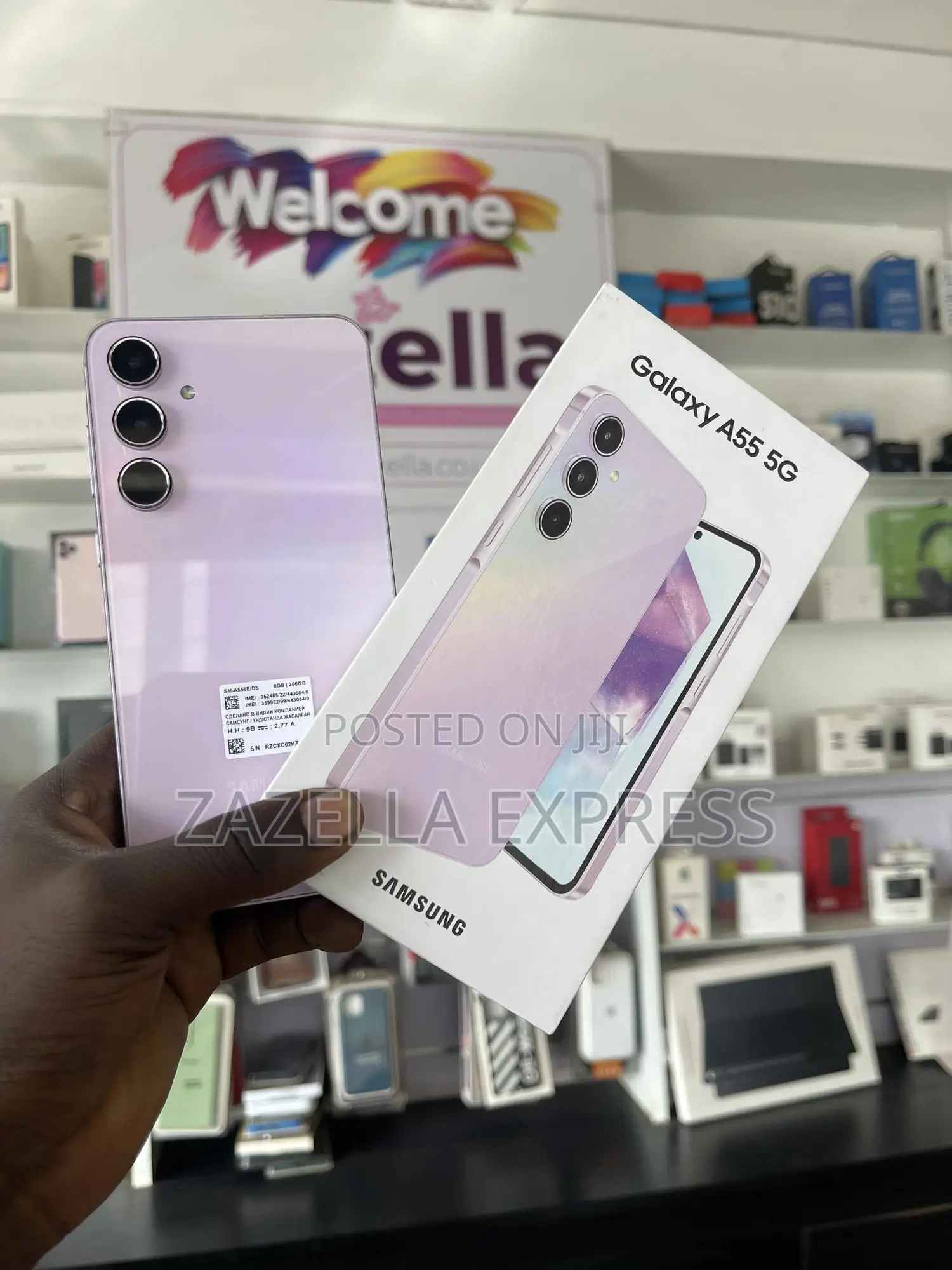 New Samsung Galaxy A55 256 GB Purple